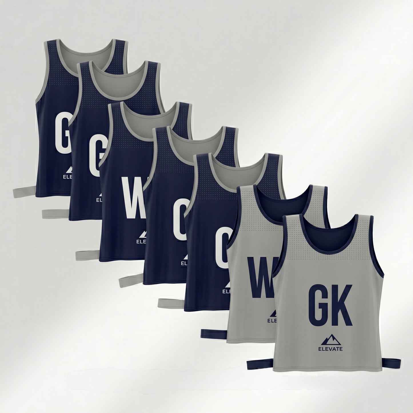 Custom Netball Reversible Training Bibs